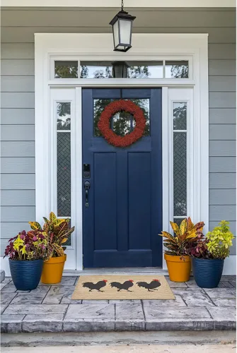 Vista 4 de Liora Manne FRONTPORCH - Alfombra duradera copetuda a mano para interiores y exteriores, decoración de aves de jardín de transición