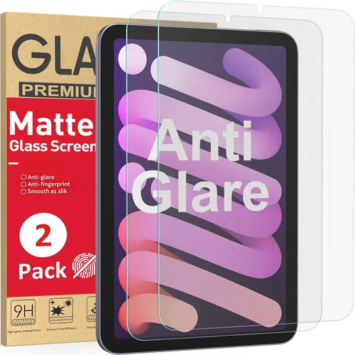 Vista 8 de Ambison Paquete de 1 protector de pantalla de vidrio mate compatible con iPad Mini A17 Pro 2024 y iPad Mini 7/6ª generación de 8.3 pulgadas