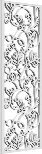 Vista 117 de Caspian Paneles de pared de madera con calado decorativo perforado, 9 3/8 pulgadas de ancho x 24 3/8 pulgadas de alto x 1/4 de alto, cereza