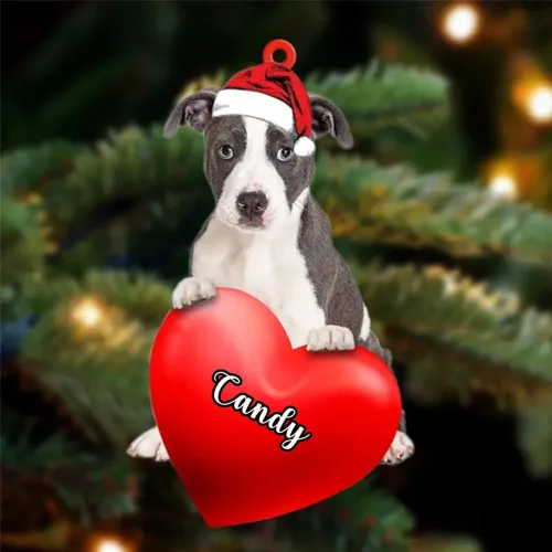 Vista 42 de Adornos de Navidad personalizados para perros, nombre personalizado, adorno de Malamute de Alaska, adornos acrílicos, regalos de Navidad, amantes