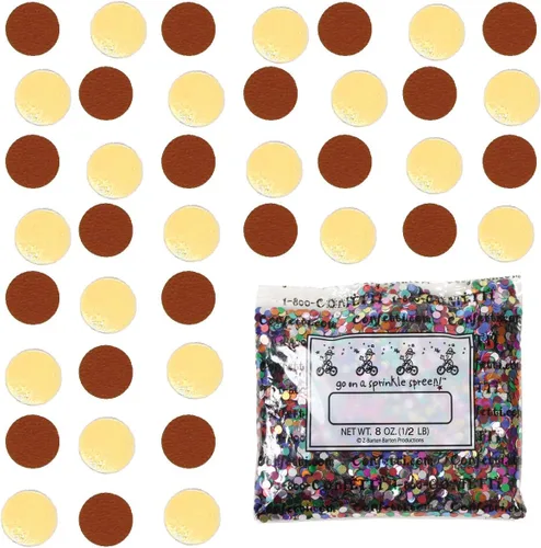 Vista 241 de Confetti Circle 1/4" Negro, Azul Marino Combo - 2 bolsas de media onza (1 oz) (8550/9971)