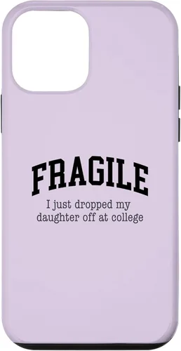 Vista 16 de Frágil - Carcasa para iPhone 16 con texto en inglés "I Just Ddrops My Daughter Off at College Parents