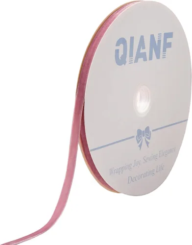 Vista 38 de QIANF Cinta de terciopelo, de 1-1/2 pulgada, carrete de 25 yardas (blanco)