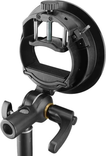 Vista 6 de Godox Soporte S2 tipo S Speedlite Soporte Bowens Mount para Godox V100 AD200Pro II V1 AD200Pro AD400Pro AD200 y otros flashes, control