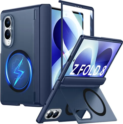 Vista 19 de SPIDERCASE Funda para Samsung Galaxy S22 5G, [protección contra caídas de grado militar de 10 pies] Antideslizante [Paquete de 2] Protector de Azul