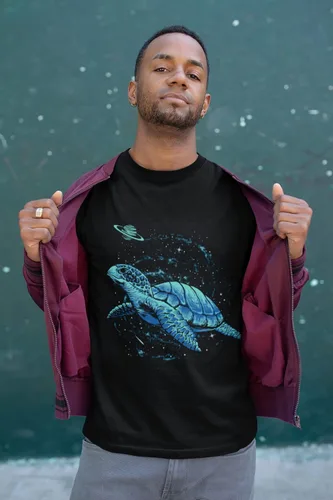 Vista 2 de MATXSOMAX Camisetas gráficas para hombre, camisetas de astronauta, camisetas gráficas de diseño genial para hombre