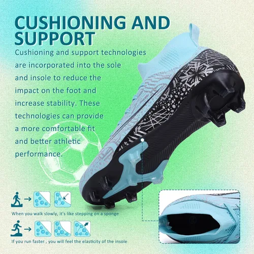 Vista 4 de CBUSTER Soccer Cleats Mens Women Indoor Outdoor Soccer Shoes for Big Boy AGFG