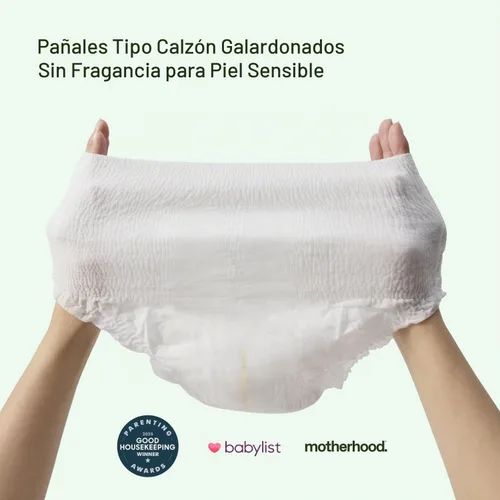 Vista 4 de Parasol Pantalones de pañales desechables sin cloro, talla 4 (2T-3T), 48 unidades, estilo de meter con protección RashShield y envoltura cómoda Born