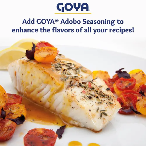 Vista 5 de Goya Adobo con comino, sazonador para todo uso, 8 oz Poultry, Seafood, Meat, And Vegetable Seasoning, Latin Spice Blend, Mexican Seasoning, For