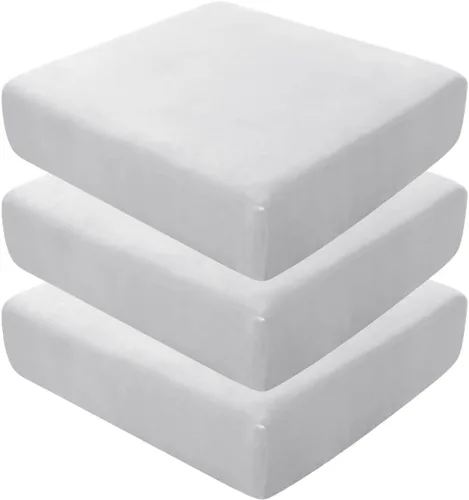 Vista 90 de Fundas de asiento de terciopelo ultra suave, fundas de cojín de asiento suave SOFE fundas de sofá con parte inferior elástica lavable funda