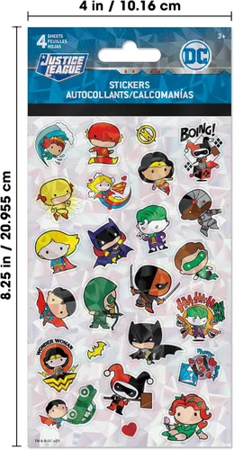Vista 3 de Trends International Personajes de DC Chibi