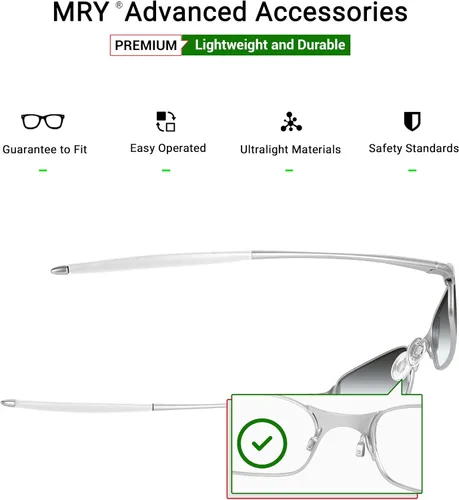 Vista 2 de Mryok Kits de boquillas de repuesto para gafas de sol Oakley WireTap - Opciones