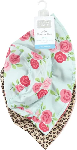 Vista 2 de Hudson Baby Baby Girls' Sun Protection Hat