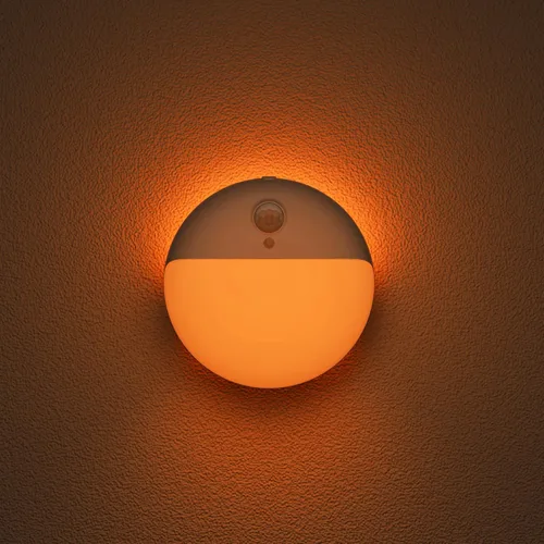 Vista 13 de YUNLEX Paquete de 2 luces nocturnas a batería, luces de inodoro, luz de sensor de movimiento pequeño de 2.6 pulgadas, luces adhesivas, 3 modos