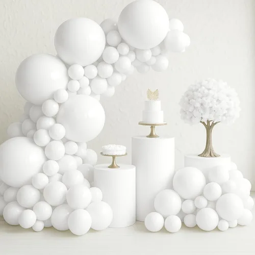 Vista 20 de Kit de arco de globos dorados de 147 piezas, globos metálicos dorados de diferentes tamaños para decoraciones de cumpleaños, baby shower, fiesta