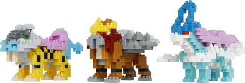 Vista 6 de Nanoblock - Pokémon - Entei, serie Pokémon de Nanoblock