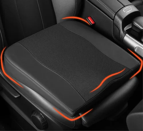 Vista 14 de Lofty Aim Cojín de asiento de automóvil, cómodos cojines de espuma viscoelástica para conducir, alivio del dolor de ciática y espalda baja, almohada