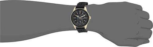 Vista 6 de Tommy Hilfiger Austin Correa de goma negra esfera negra 1791636