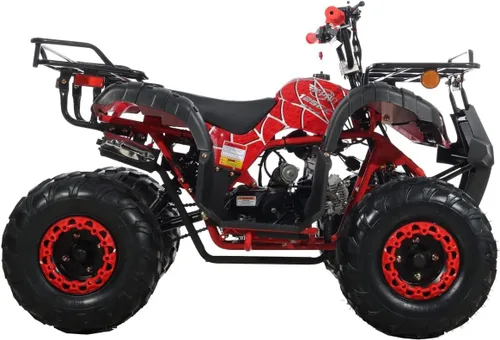 Vista 3 de Icebear Super Trooper - ATV infantil de 125 cc, color burdeos metálico/negro