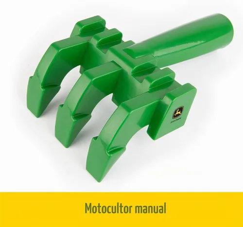 Vista 3 de John Deere Juguete de camión volquete Big Scoop con herramientas, para edades de 3 a 5 años Juego de 4 piezas de 15 pulgadas, incluye camión