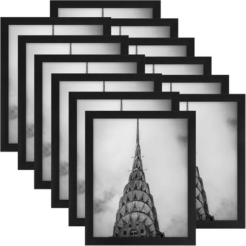 Vista 15 de Marcos para fotos de 4 x 6 pulgadas negros, juego de 12 para decoración de pared, galería, collage, marcos para fotos o exhibición en mesa