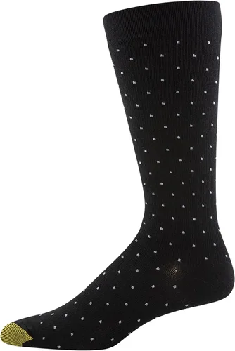 Vista 17 de GOLDTOE Calcetines de compresión suave sobre la pantorrilla para hombre, multipares