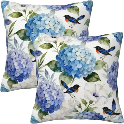 Vista 10 de Fundas de almohada de playa costera 18x18, juego de 2, fundas de almohada decorativas con diseño de estrella de mar y caballito de mar