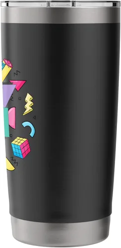 Vista 2 de Back to the 90s Retro 90s Nostalgia Stainless Steel Insulated Tumbler