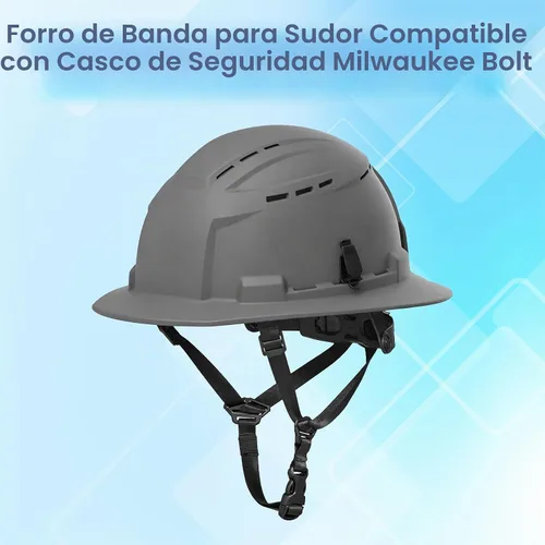 Vista 3 de Forro de absorción de sudor para casco de seguridad Milwau-kee Bolt