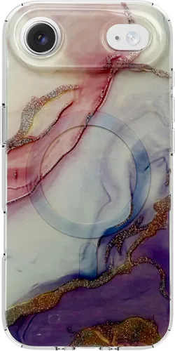 Vista 83 de Funda degradada para iPhone 14 Pro - Diseño multicolor degradado naranja y amarillo, resistente a los impactos y con imanes