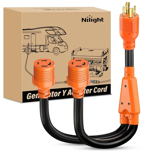 Vista 18 de Nilight Cable adaptador de secadora de 30 amperios a 30 amperios calibre 10 10-30P a 14-30R con cable de tierra