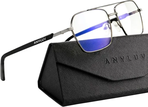 Vista 21 de ANYLUV Blue Light Glasses Men/Women, Blue Light Blocking Glasses, Computer Screen Blocker Eyes Protection Glasses