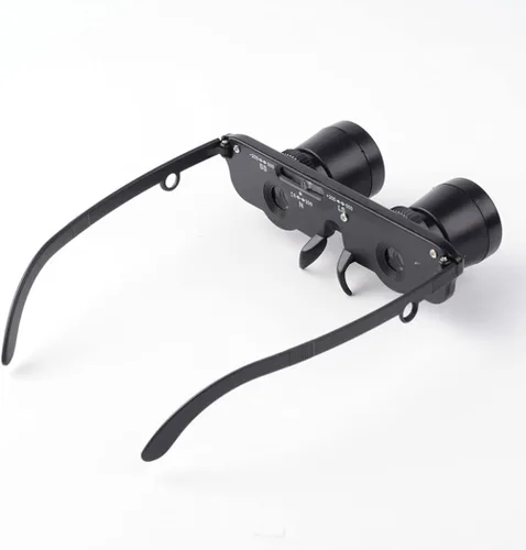 Vista 5 de 3 prismáticos de pesca con manos libres, portátiles, lentes de ópera, anteojos binoculares profesionales para pesca/observación