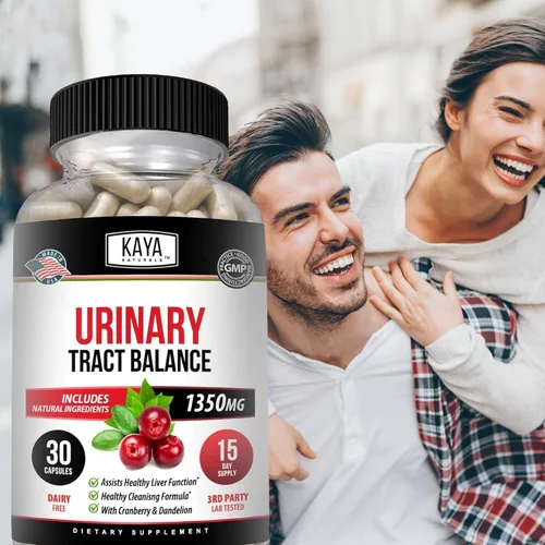Vista 8 de Kaya Naturals - D-manosa - Limpieza del tracto urinario UT y salud de la vejiga - Hecho con arándano, hibisco y raíz de diente de león - Cápsulas