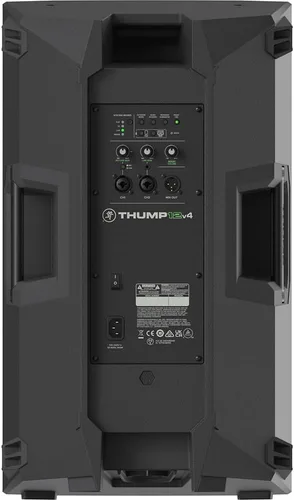 Vista 4 de Mackie Thump12v4 - Par de altavoces profesionales de 12 pulgadas con trípode de acero ajustable SS-47S-PB, funda de transporte y cable XLR (par)