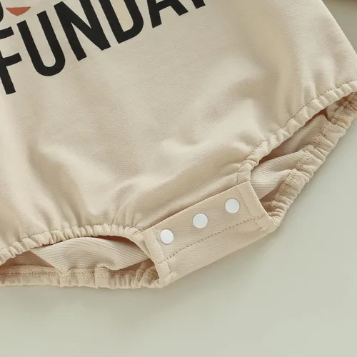 Vista 6 de MERSARIPHY Sudadera de fútbol para bebé traje de manga larga con letras divertidas para otoño e invierno