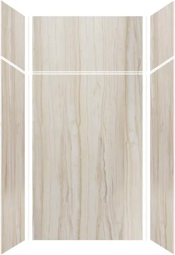Vista 51 de Transolid EWKX363696-41 Expressions - Kit de pared de ducha de 6 paneles con extensión, 36 pulgadas de largo x 36 pulgadas de ancho x 96 pulgadas