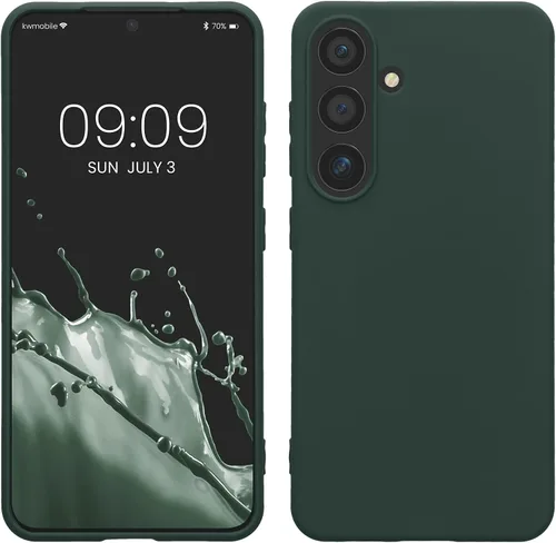 Vista 120 de kwmobile Funda compatible con Samsung Galaxy S23 - Funda protectora de silicona TPU suave y delgada - Piedra antigua