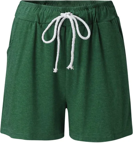 Vista 4 de Conjunto de dos piezas para mujer, conjunto deportivo de manga corta para mujer, conjunto de 2 piezas, conjunto de ropa de descanso con cordón