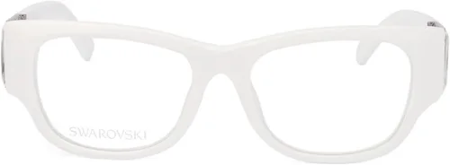 Vista 2 de SWAROVSKI Gafas graduadas rectangulares SK5473 021 Blanco 2.126 in, Blanco