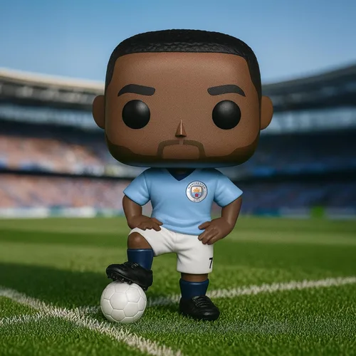 Vista 2 de Funko Fútbol POP: Manchester City - Raheem Sterling, Multicolor