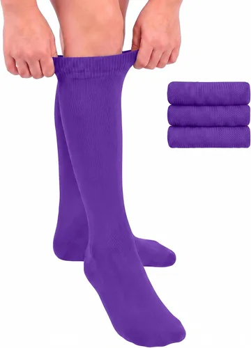 Vista 13 de Hugh Ugoli Knee High Bamboo School Uniform Socks for Girls, Kids, 3-6 Pairs 01- blanco (3 pares)