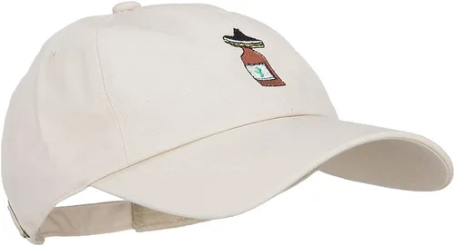 Vista 5 de e4Hats.com Tequila with Sombrero Embroidered Unstructured Cap