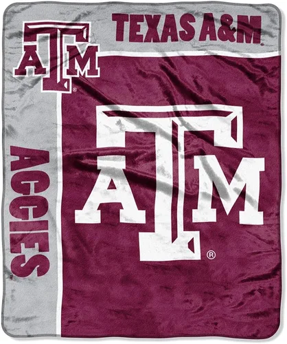 Vista 88 de Northwest NCAA Unisex-Adult Raschel Throw Blanket