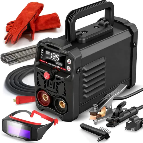 Vista 9 de MMA-135PRO Soldador de palo 110V, Lift TIG 2-en-1 Mini soldador para Rojo