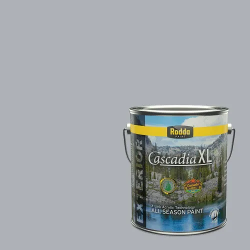 Vista 87 de Rodda Paint CASCADIA XL Pintura e imprimación satinada para exteriores en uno, cuarto de galón, Metropolis Mood