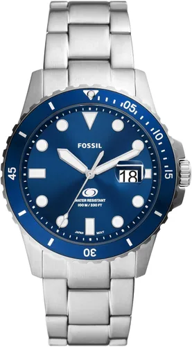 Vista 16 de Fossil Men's Watch, Blue Quartz Stainless Steel Dive-Inpired Watch for Men