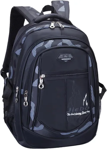 Vista 15 de Bansusu Mochila escolar para niños, de camuflaje, mochila escolar para niños, Estilo B - Azul, Mochilas Daypack