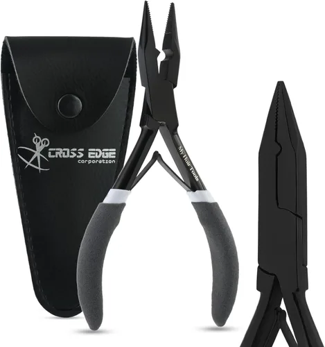 Vista 12 de Alicates para Extensiones de Cabello Compactos con Microperlas y Cinta en Removedor de Extensiones de Cabello de 5.5 Pulgadas, Alicates de Acero