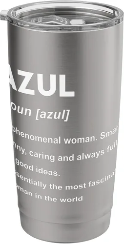 Vista 9 de Azul Name Stainless Steel Insulated Tumbler Black
